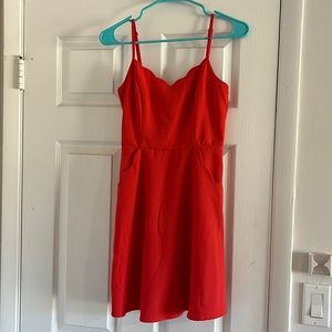 Coral Mini Dress